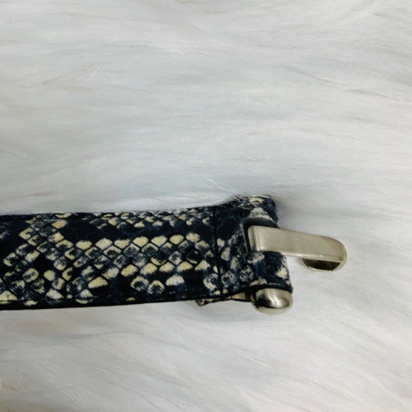 Snake Embossed Adjustable Statement Belt - Picture 3 of 10